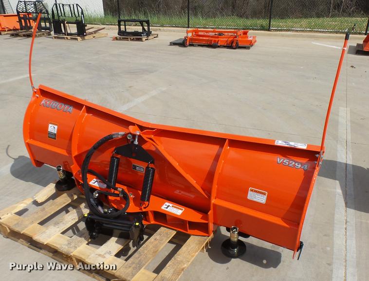 image for item DG9649 Kubota V5294 snow blade