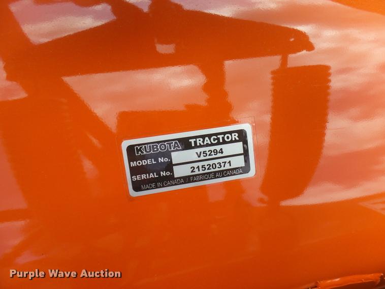 image for item DG9651 Kubota V5294 snow blade