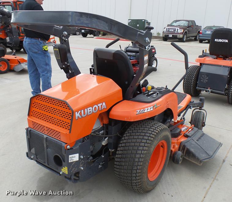 image for item DG9653 Kubota ZG222 ZTR lawn mower