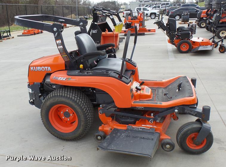 image for item DG9653 Kubota ZG222 ZTR lawn mower