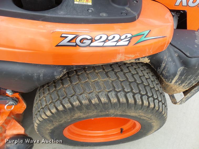 image for item DG9653 Kubota ZG222 ZTR lawn mower