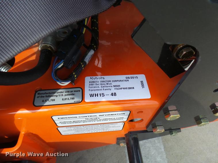image for item DG9656 Kubota WH-15-48 lawn mower