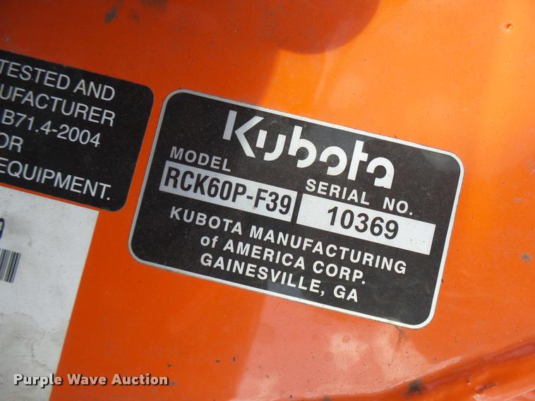 image for item DG9657 Kubota F3990 lawn mower
