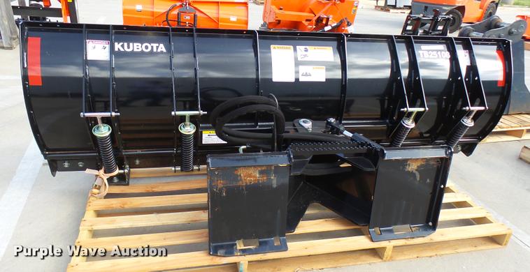 image for item DG9660 Kubota TB25108 skid steer snow blade