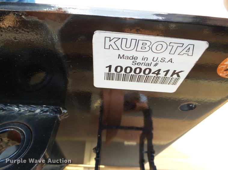 image for item DG9660 Kubota TB25108 skid steer snow blade