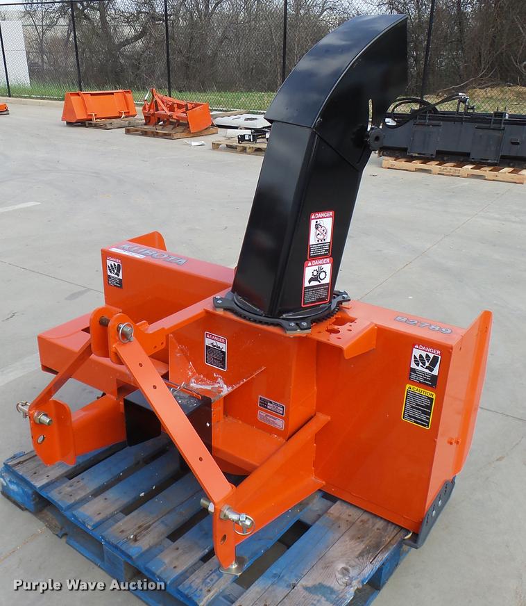 image for item DG9667 Kubota B2789 snow blower