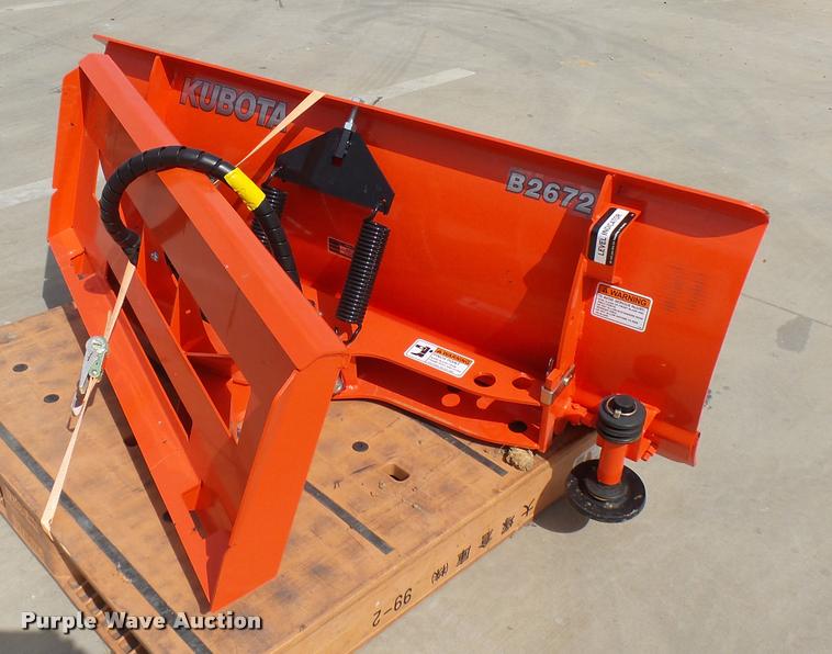 image for item DG9668 Kubota B2672 skid steer blade