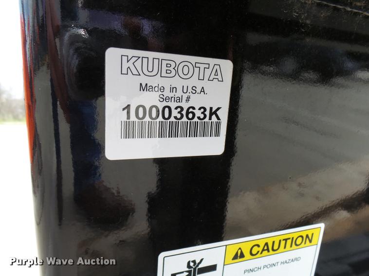 image for item DG9669 Kubota SH35 skid steer hitch