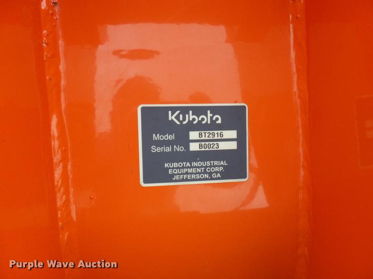 image for item DG9672 Kubota bucket
