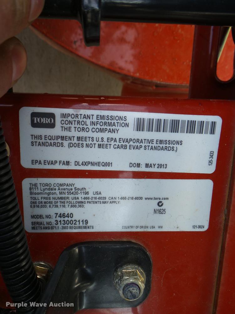 image for item DG9673 Toro MX4260 ZTR lawn mower