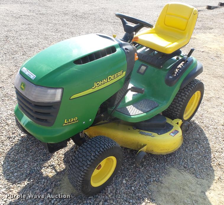 image for item DI9699 John Deere L120D lawn mower