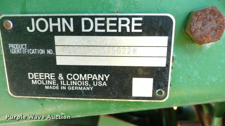 image for item DI9760 2008 John Deere 6430 MWFD tractor