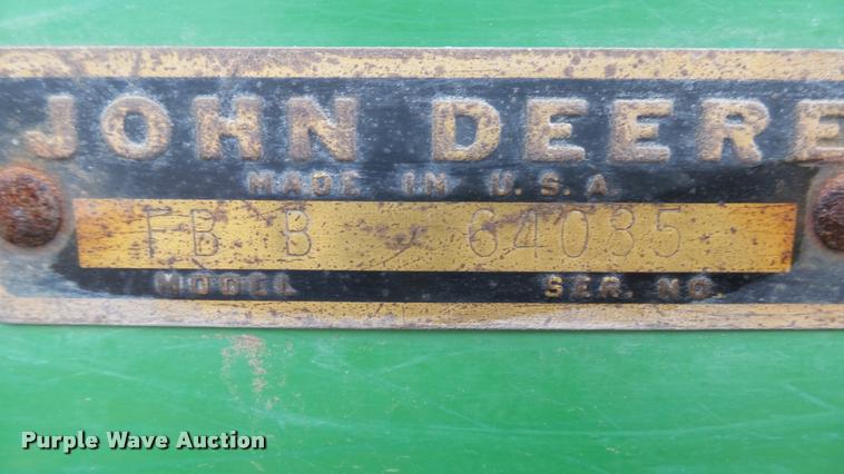 image for item DM9152 John Deere FB-B grain drill