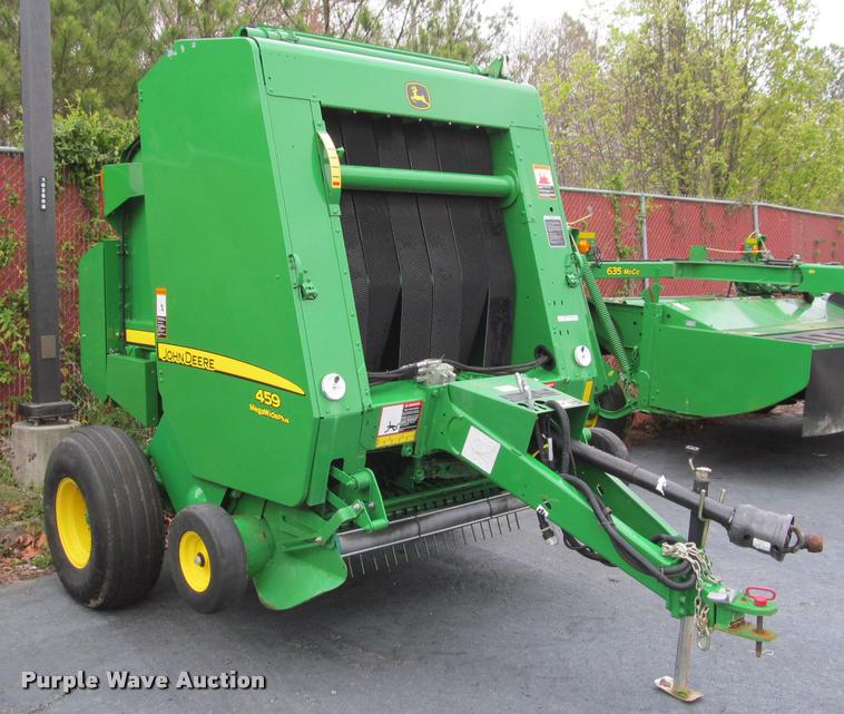 image for item DT9529 2014 John Deere 459 Mega Wide Plus round baler
