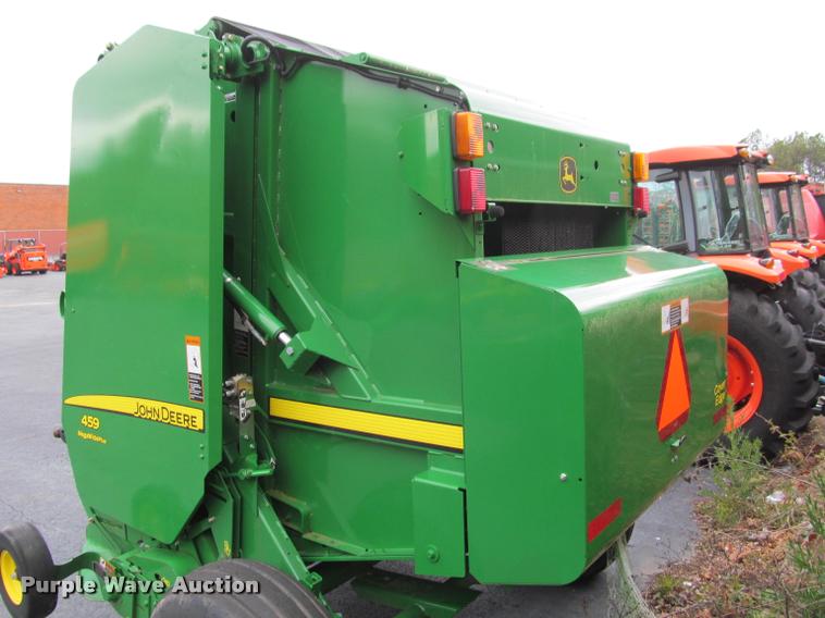 image for item DT9529 2014 John Deere 459 Mega Wide Plus round baler