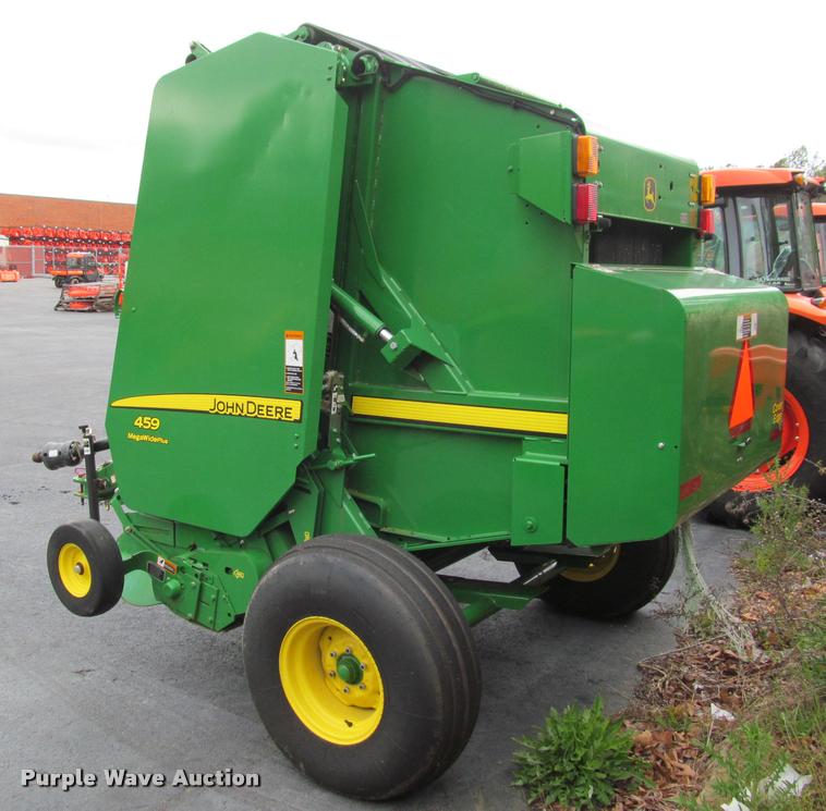 image for item DT9529 2014 John Deere 459 Mega Wide Plus round baler