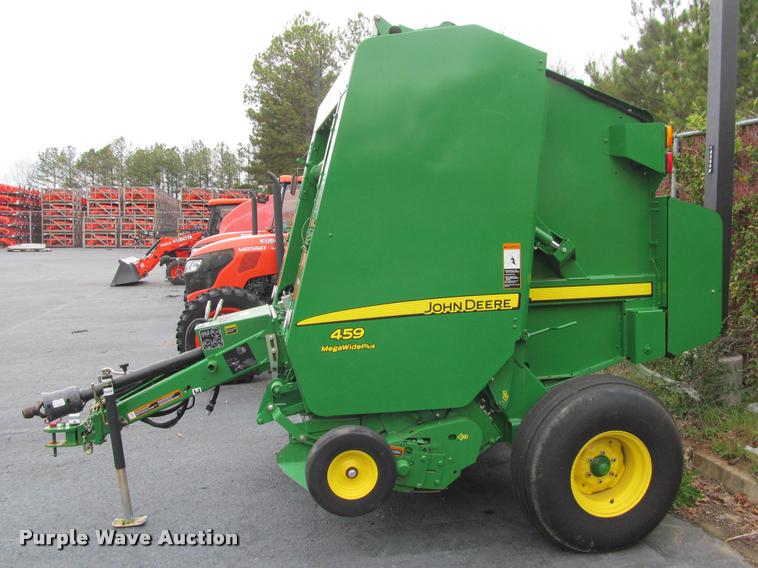 image for item DT9529 2014 John Deere 459 Mega Wide Plus round baler