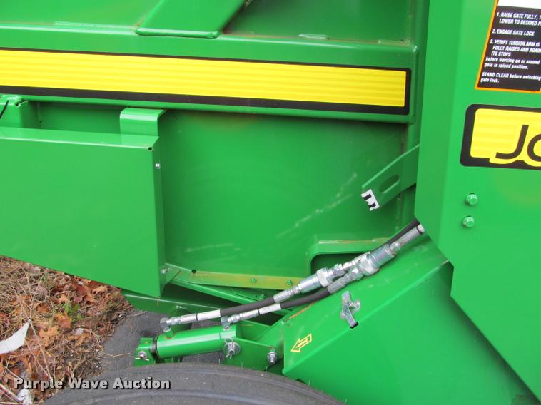 image for item DT9529 2014 John Deere 459 Mega Wide Plus round baler