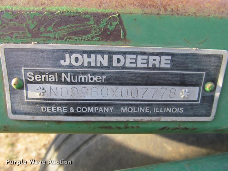 image for item J2612 John Deere 960 field cultivator