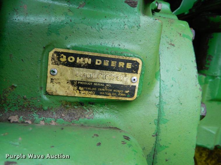 image for item K2634 1975 John Deere 4430 tractor