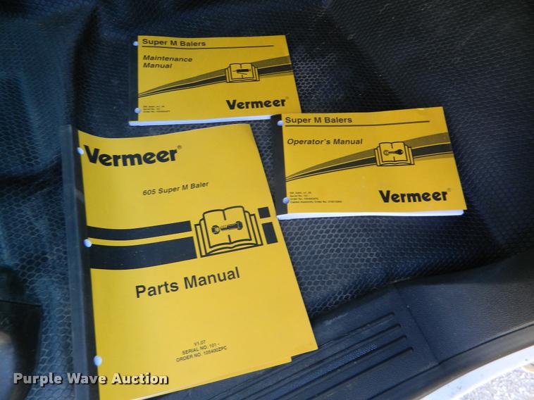 image for item K2683 2014 Vermeer 605 Super M round baler
