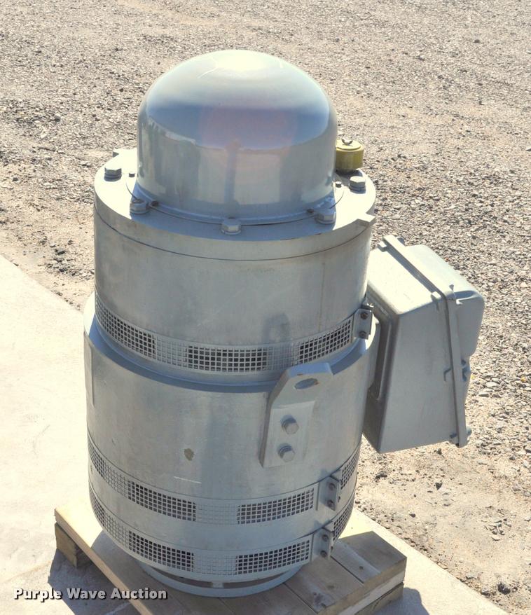 image for item L5183 125HP GE hollow shaft electric motor