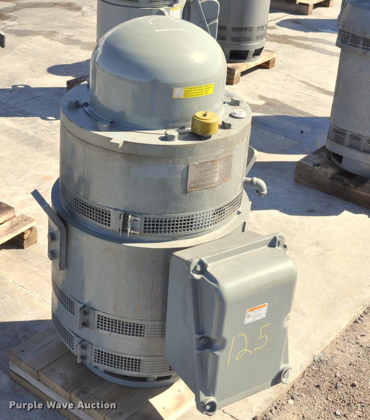 image for item L5183 125HP GE hollow shaft electric motor