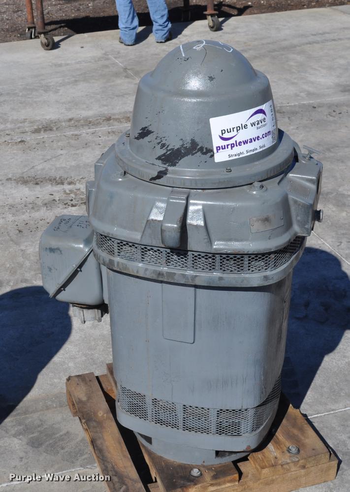 image for item L5184 125HP US Motors hollow shaft electric motor