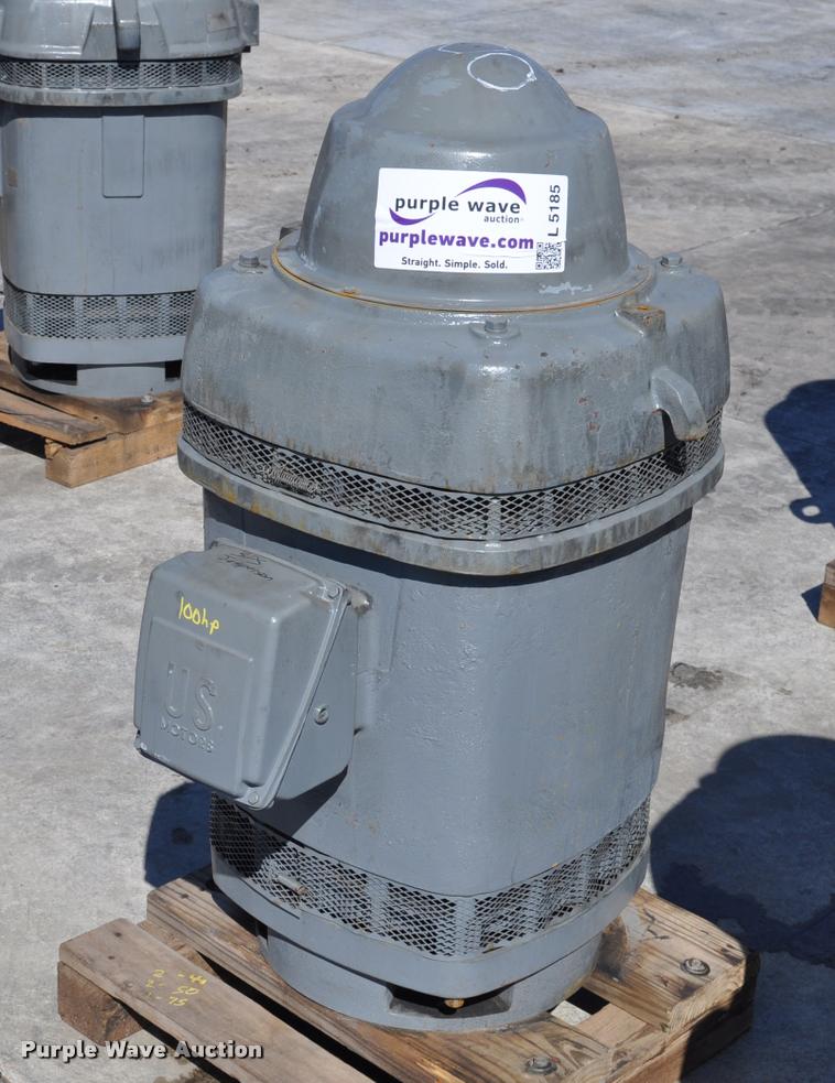 image for item L5185 100HP US Motors hollow shaft electric motor
