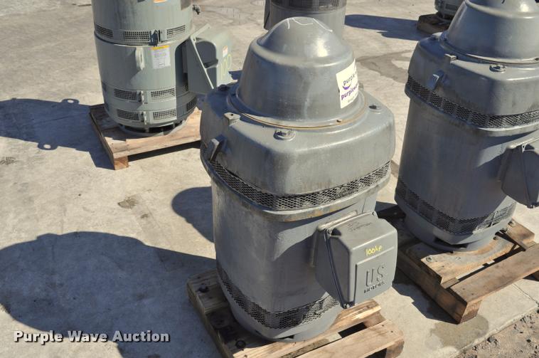 image for item L5185 100HP US Motors hollow shaft electric motor