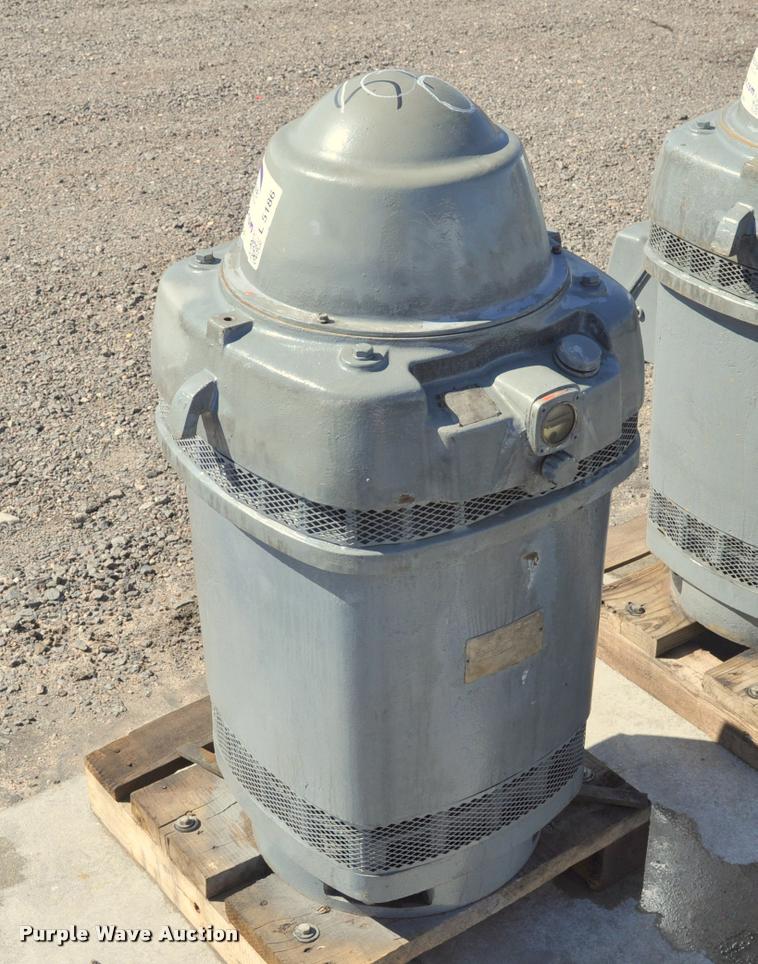 image for item L5186 100HP US Motors hollow shaft electric motor