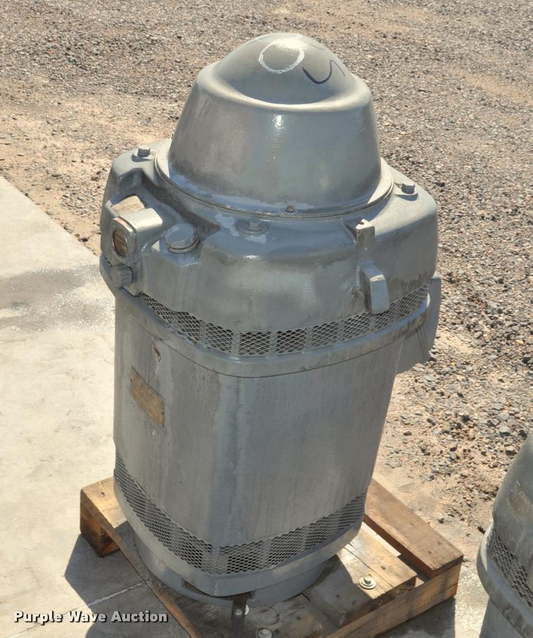 image for item L5186 100HP US Motors hollow shaft electric motor