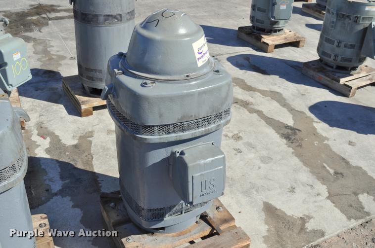 image for item L5186 100HP US Motors hollow shaft electric motor