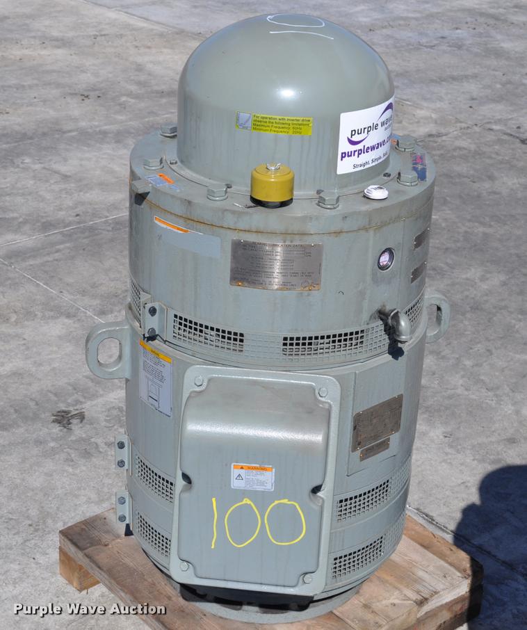 image for item L5187 100HP GE hollow shaft electric motor