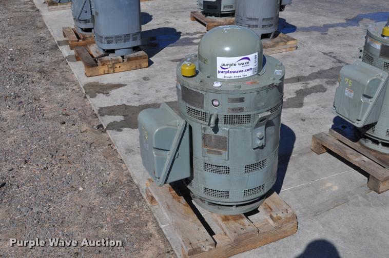 image for item L5189 75HP GE hollow shaft electric motor