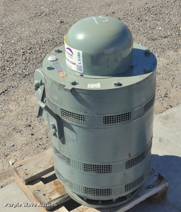 image for item L5189 75HP GE hollow shaft electric motor