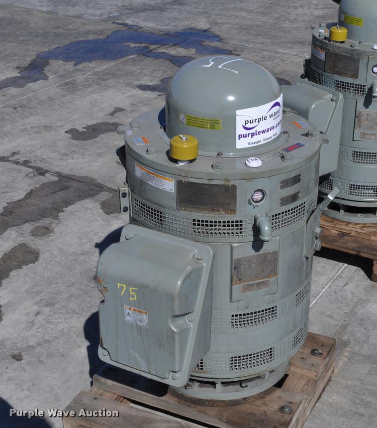 image for item L5190 75HP GE hollow shaft electric motor