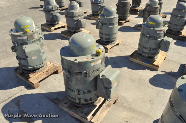 image for item L5190 75HP GE hollow shaft electric motor