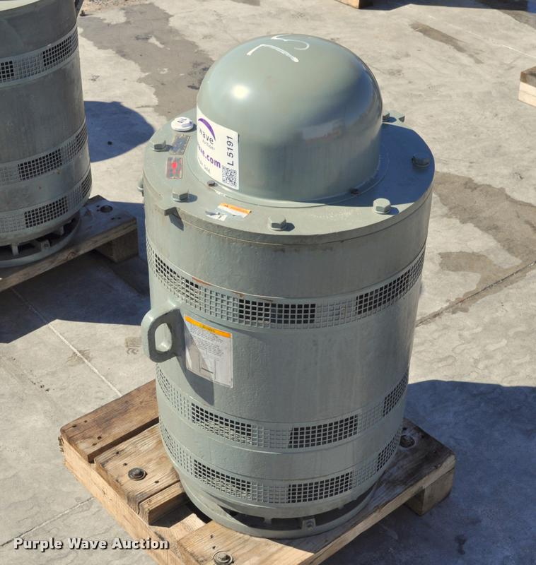 image for item L5191 75HP GE hollow shaft electric motor