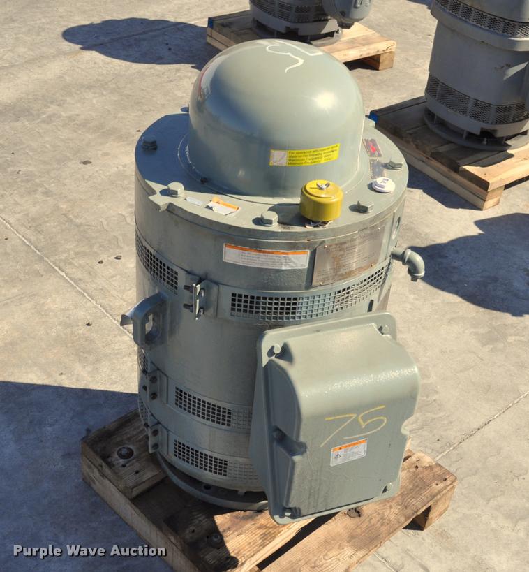 image for item L5191 75HP GE hollow shaft electric motor