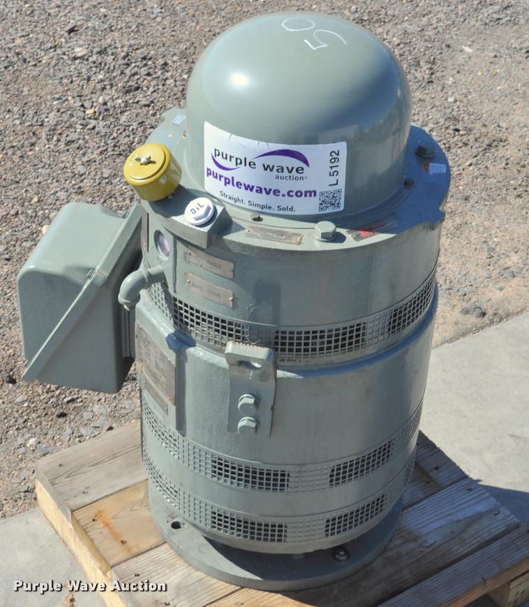 image for item L5192 50HP GE hollow shaft electric motor