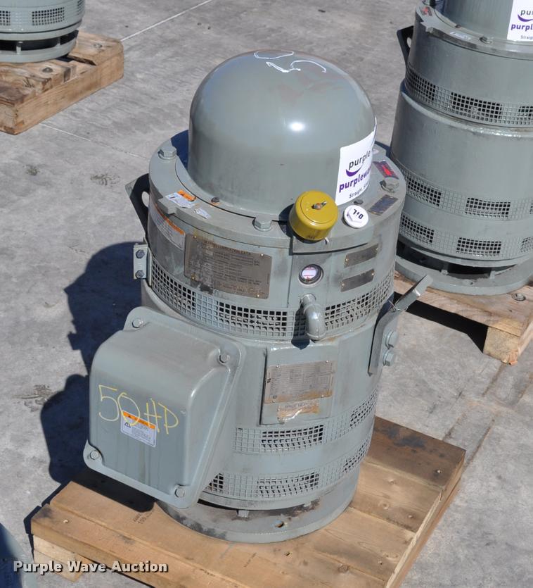 image for item L5193 50HP GE hollow shaft electric motor