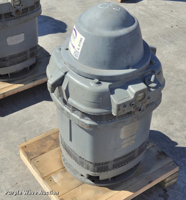 image for item L5195 50HP US Motors hollow shaft electric motor
