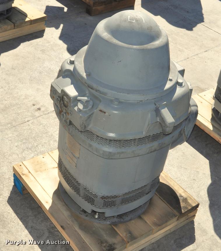 image for item L5195 50HP US Motors hollow shaft electric motor