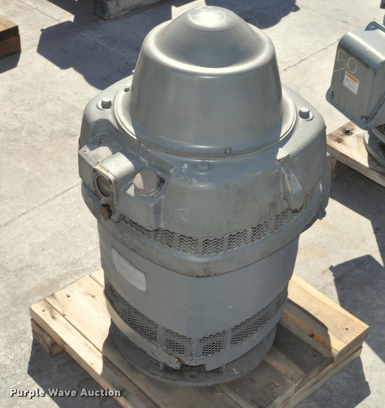 image for item L5196 50HP US Motors hollow shaft electric motor