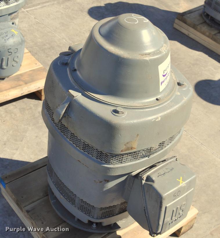 image for item L5196 50HP US Motors hollow shaft electric motor