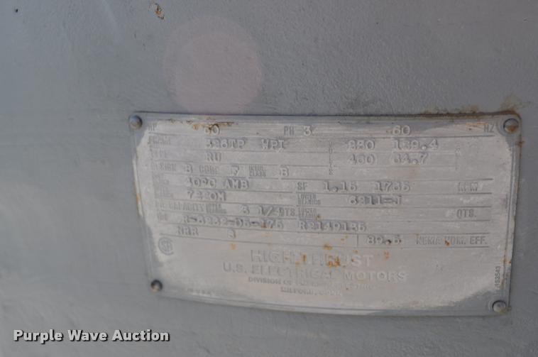 image for item L5196 50HP US Motors hollow shaft electric motor