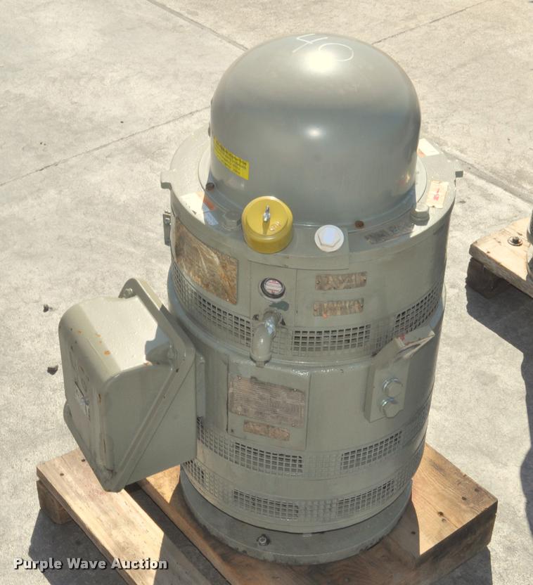 image for item L5197 40HP GE hollow shaft electric motor