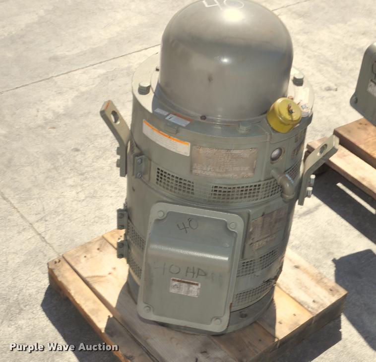 image for item L5198 40HP GE hollow shaft electric motor