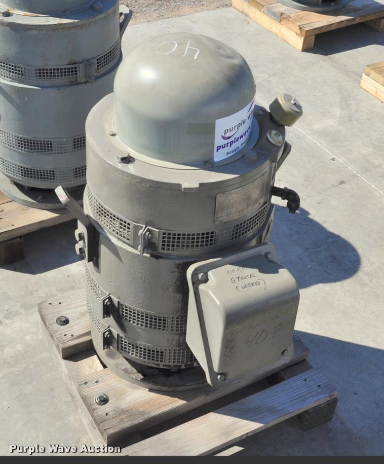 image for item L5199 40HP GE hollow shaft electric motor